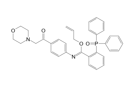 2-(DIPHENYL-PHOSPHINOYL)-N-[4-(2-MORPHOLIN-4-YL-ACETYL)-PHENYL]-BENZIMIDIC-ACID-ALLYLESTER