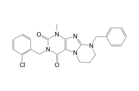 9-benzyl-3-(2-chlorobenzyl)-1-methyl-6,7,8,9-tetrahydropyrimido[2,1-f]purine-2,4(1H,3H)-dione