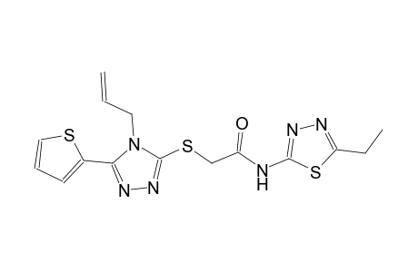 acetamide, N-(5-ethyl-1,3,4-thiadiazol-2-yl)-2-[[4-(2-propenyl)-5-(2-thienyl)-4H-1,2,4-triazol-3-yl]thio]-
