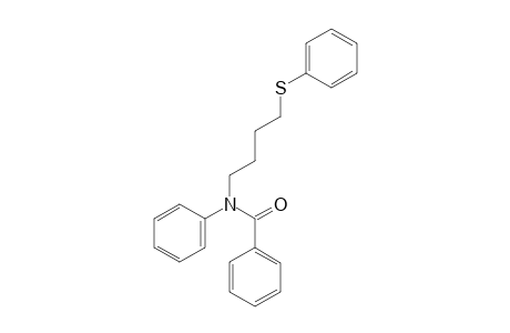 N-Phenyl-N-(4-phenylsulfanylbutyl)benzamide
