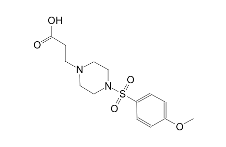 1-piperazinepropanoic acid, 4-[(4-methoxyphenyl)sulfonyl]-