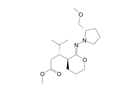 (R,S,S)-2-[N-(2-(Methoxymethyl)pyrrolidin-1-yl)imino]-3-[1-(methoxycarbonyl)-3-methylbut-2-yl]tetrahydropyran