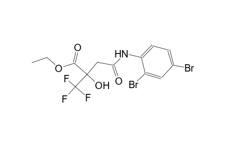 ethyl 4-(2,4-dibromoanilino)-2-hydroxy-4-oxo-2-(trifluoromethyl)butanoate