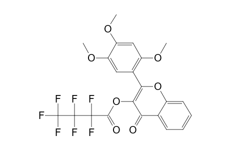 3-(Heptafluorobutyryl)oxy-2',4',5'-trimethoxyflavone