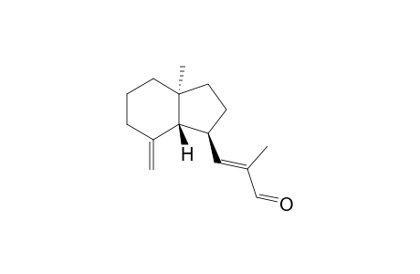 (E)-3-[(1S,3aS,7aR)-3a-methyl-7-methylene-2,3,4,5,6,7a-hexahydro-1H-inden-1-yl]-2-methyl-2-propenal