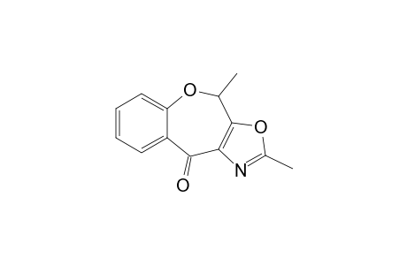 2,4-Dimethyl-4H-benz[2,3]oxepino[5,6-d]oxazol-10-one