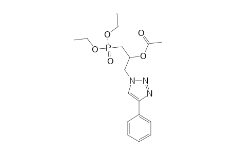 1-(DIETHOXYPHOSPHORYL)-3-(4-PHENYL-1H-1,2,3-TRIAZOL-1-YL)-PROPAN-2-YL-ACETATE
