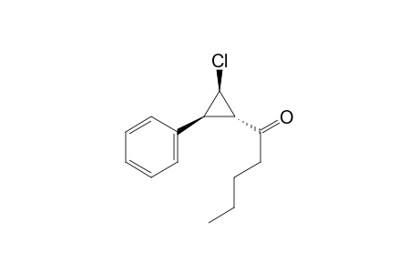 (1S*,2R*,3S*)-Butyl [2-chloro-3-phenylcycloprop-1-yl]ketone