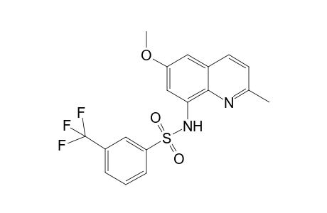 3-Trifluoromethane-N-(6-methoxy-2-methyl-8-quinolyl)-benzenesulfonamide