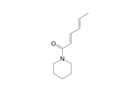 Piperidine, 1-(1-oxo-2,4-hexadienyl)-