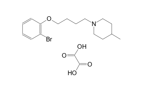 1-[4-(2-bromophenoxy)butyl]-4-methylpiperidine oxalate