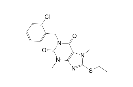1-(2-chlorobenzyl)-8-(ethylsulfanyl)-3,7-dimethyl-3,7-dihydro-1H-purine-2,6-dione