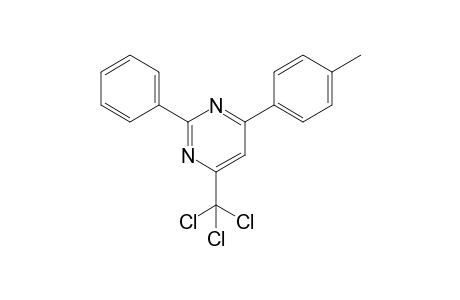 4-(p-Tolyl)-2-phenyl-6-(trichloromethyl)pyrimidine