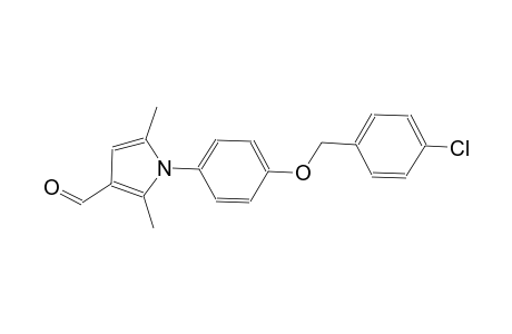 1-{4-[(4-chlorobenzyl)oxy]phenyl}-2,5-dimethyl-1H-pyrrole-3-carbaldehyde