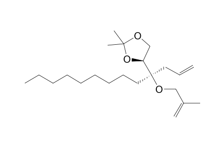 (1'R,4S)-2,2-Dimethyl-4-[1-(2-methylallyloxy)-1-nonylbut-3-enyl]-1,3-dioxolane