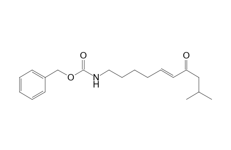 Benzyl 9-methyl-7-oxodec-5-enylcarbamate