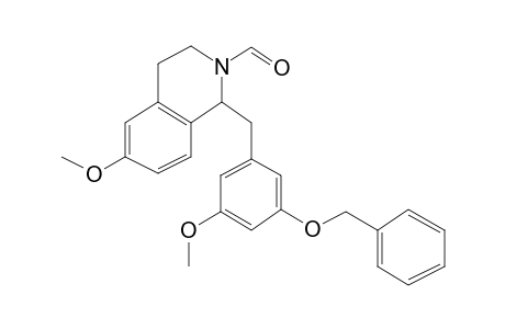 Isoquinoline, 1-[3-benzyloxy-5-methoxybenzyl]-N-formyl-1,2,3,4-