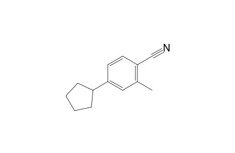 4-cyclopentyl-2-methyl-benzenecarbonitrile