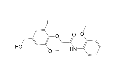 2-[4-(hydroxymethyl)-2-iodo-6-methoxyphenoxy]-N-(2-methoxyphenyl)acetamide