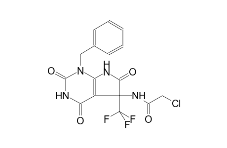 N-[1-benzyl-2,4,6-trioxo-5-(trifluoromethyl)-2,3,4,5,6,7-hexahydro-1H-pyrrolo[2,3-d]pyrimidin-5-yl]-2-chloroacetamide