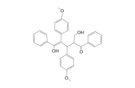 .alpha.-(Hydroxymethyl)-4-(p-methoxyphenyl)-3-(4'-methoxyphenyl)-1,5-diphenylpent-4-en-5-ol-1-one