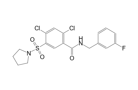 benzamide, 2,4-dichloro-N-[(3-fluorophenyl)methyl]-5-(1-pyrrolidinylsulfonyl)-