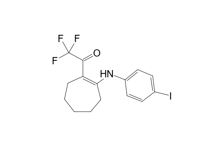 2-Trifluoroacetyl-1-(4-iodophenylamino)-cycloheptene