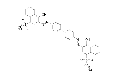 1-Naphthalenesulfonic acid, 3,3'-[[1,1'-biphenyl]-4,4'-diylbis(azo)]bis[4-hydroxy-, disodium salt