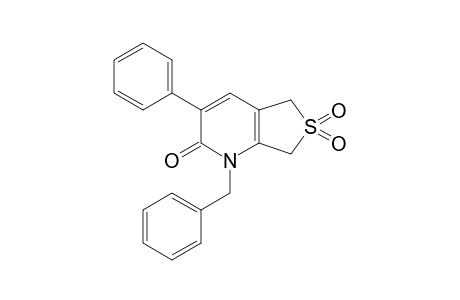 1-Benzyl-3-phenyl-5,7-dihydro-6,6-dioxothieno[3,4-b]pyridin-2(1H)-one