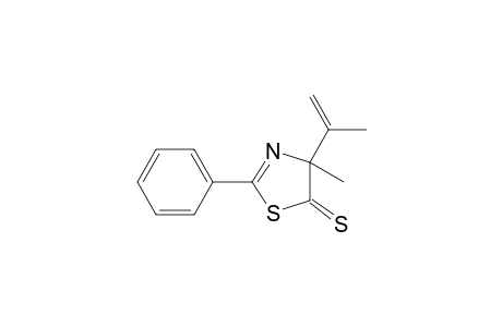 4-methyl-2-phenyl-4-prop-1-en-2-yl-1,3-thiazole-5-thione