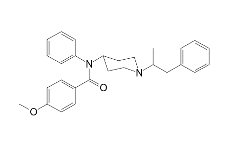 N-Phenyl-N-[1-(1-phenylpropan-2-yl)piperidin-4-yl]-4-methoxybenzamide