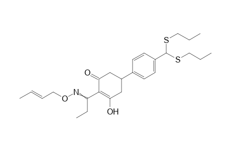 2-Cyclohexen-1-one, 5-[4-[bis(propylthio)methyl]phenyl]-2-[1-[(2-butenyloxy)imino]propyl]-3-hydroxy-, (?,E)-