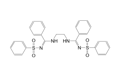 benzenesulfonamide, N-[(E)-phenyl[[2-[[(E)-phenyl[(phenylsulfonyl)imino]methyl]amino]ethyl]amino]methylidene]-