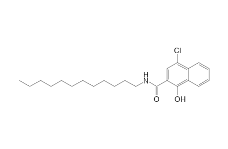 2-Naphthalenecarboxamide, 4-chloro-N-dodecyl-1-hydroxy-