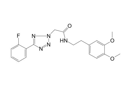 Acetamide, N-[2-(3,4-dimethoxyphenyl)ethyl]-2-[5-(2-fluorophenyl)tetrazol-2-yl]-
