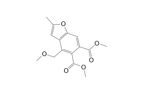 Dimethyl 4-(methoxymethyl)-2-methyl-1-benzofuran-5,6-dicarboxylate