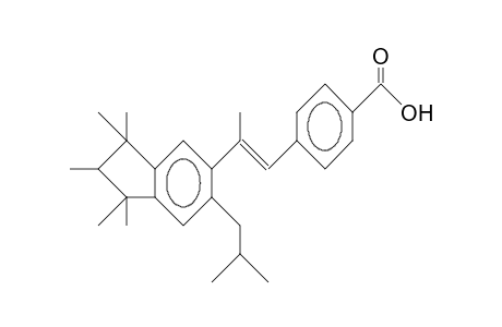 1-(4-Carboxy-phenyl)-trans-2-(1,1,2,3,3-pentamethyl-5-isobutyl-6-indanyl)-propene