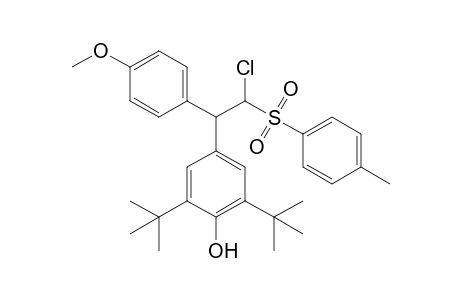 2,6-Di-tert-butyl-4-[2-chloro-1-(4-methoxyphenyl)-2-(toluene-4-sulfonyl)ethyl]phenol