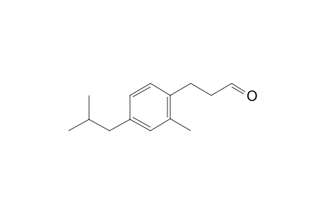 3-(4-Isobutyl-2-methylphenyl)propanal