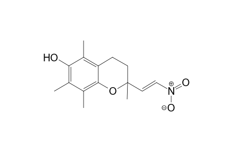 2,5,7,8-tetramethyl-2-[(E)-2-nitrovinyl]chroman-6-ol