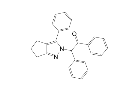 1,2-di(phenyl)-2-(3-phenyl-5,6-dihydro-4H-cyclopenta[c]pyrazol-2-yl)ethanone