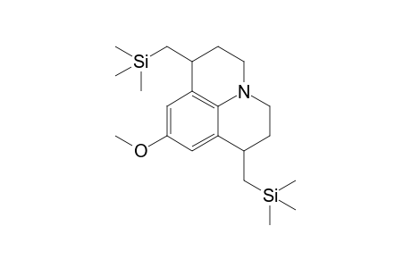 9-Methoxy-1,7-bis[(trimethylsilyl)methyl]-2,3,6,7-tetrahydro-1H,5H-pyrido[3,2,1-ij]quinoline