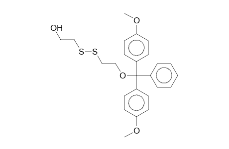 2-({2-[bis(4-methoxyphenyl)(phenyl)methoxy]ethyl}disulfanyl)ethanol