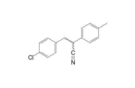 3-(p-Chlorophenyl)-2-p-tolylacrylonitrile