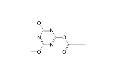 2-(2,2-dimethylpropanoyloxy)-4,6-dimethoxy-1,3,5-triazine