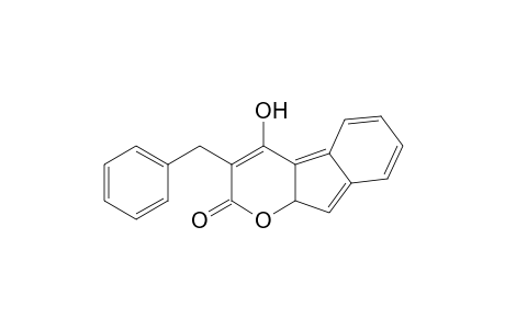 Indeno[2,1-b]pyran-3(5H)-one, 1-hydroxy-2-(phenylmethyl)-