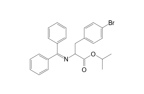 Isopropyl 3-(4-bromophenyl)-2-(diphenylmethyleneamino)propanoate