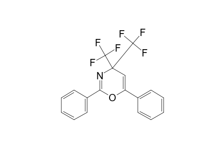 2,6-DIPHENYL-4,4-BIS-(TRIFLUOROMETHYL)-4H-1,3-OXAZINE
