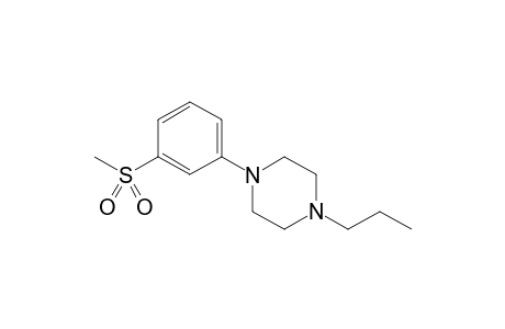 1-(3-methanesulfonyl-phenyl)-4-propyl-piperazine
