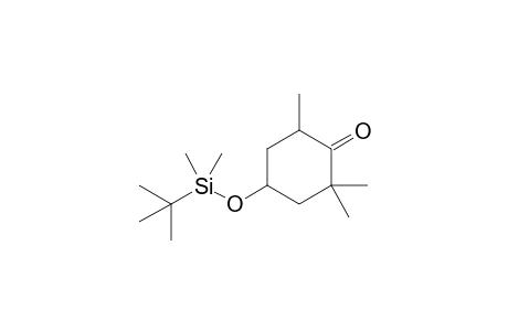 4-[tert-butyl(dimethyl)silyl]oxy-2,2,6-trimethyl-1-cyclohexanone